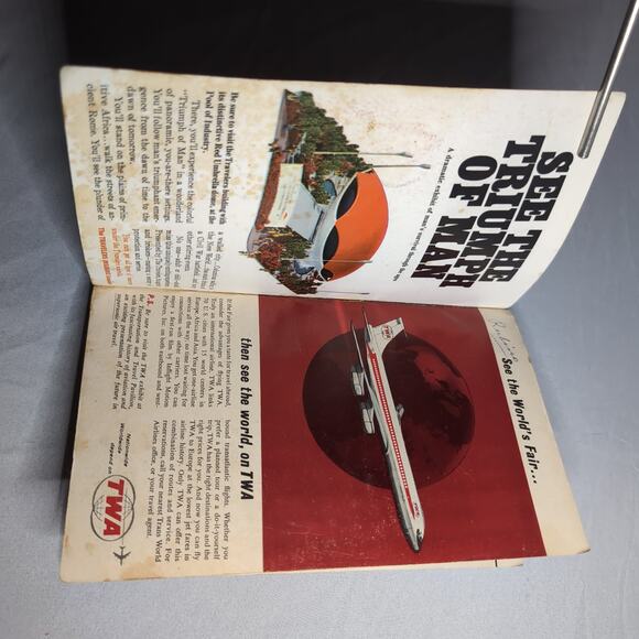 1964-65 New York World's Fair Lot Official Guide Map Postcards Futurama Ephemera - Picture 5 of 16